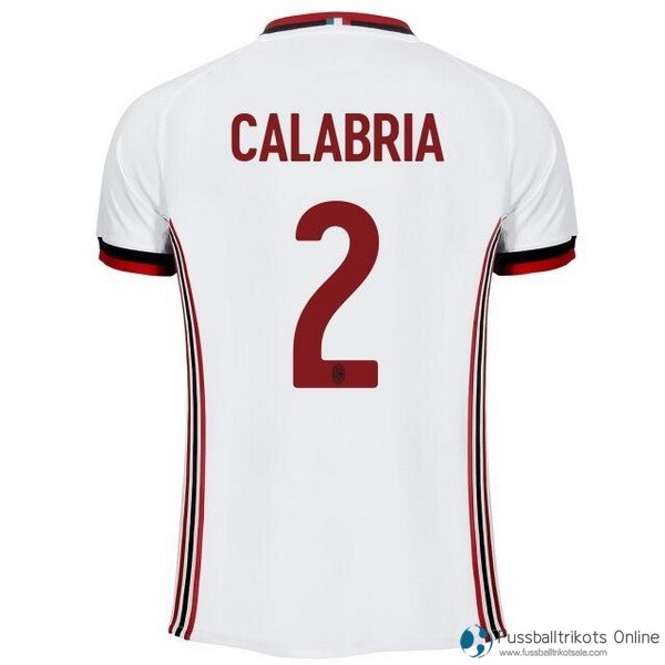 AC Milan Trikot Auswarts Calabria 2017-18 Fussballtrikots Günstig